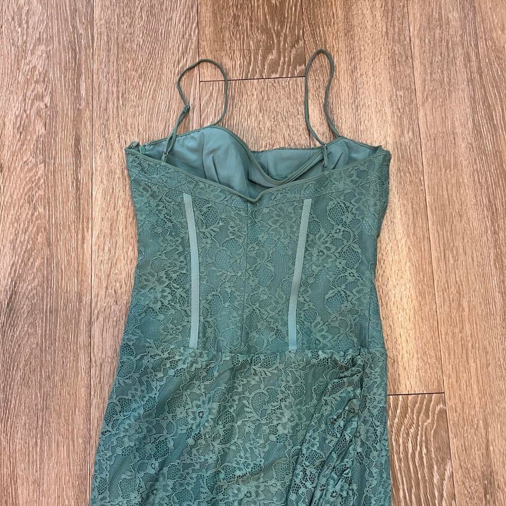 House of cb antonina jade Lace Corset Maxi Dress - Picture 5 of 8